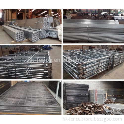 High Quality Construction Portable Fence,6'X12'Dimension 25mm Pipe Street Temporary Metal Fence for Project,Event Site,Job Site